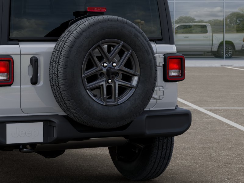 New 2026 Bright White Clear-Coat Exterior Paint Jeep Sport S image 13