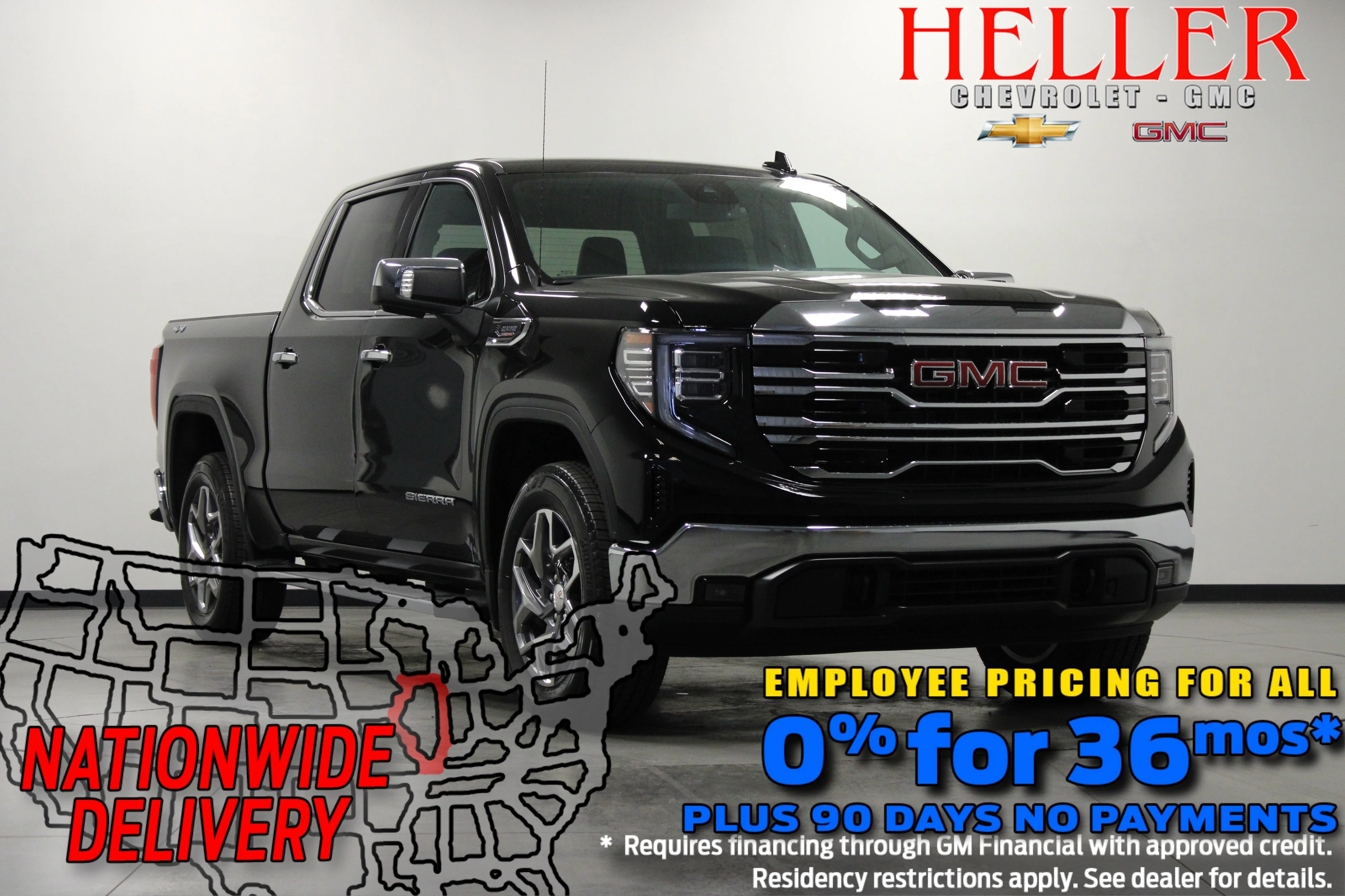 New 2026 Onyx Black GMC SLT image 1