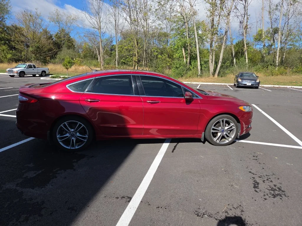 Used 2015 Red Ford Titanium image 4