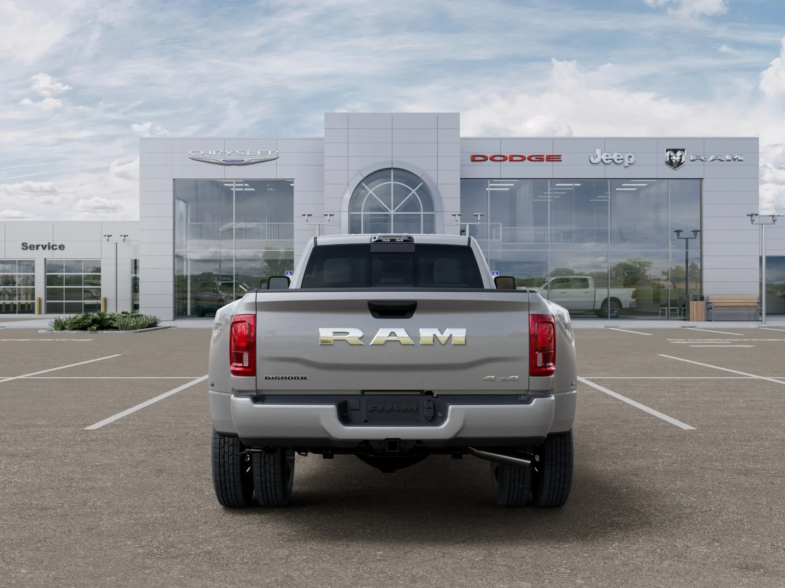 New 2026 Silver-Zynith Exterior Paint RAM Big Horn image 7