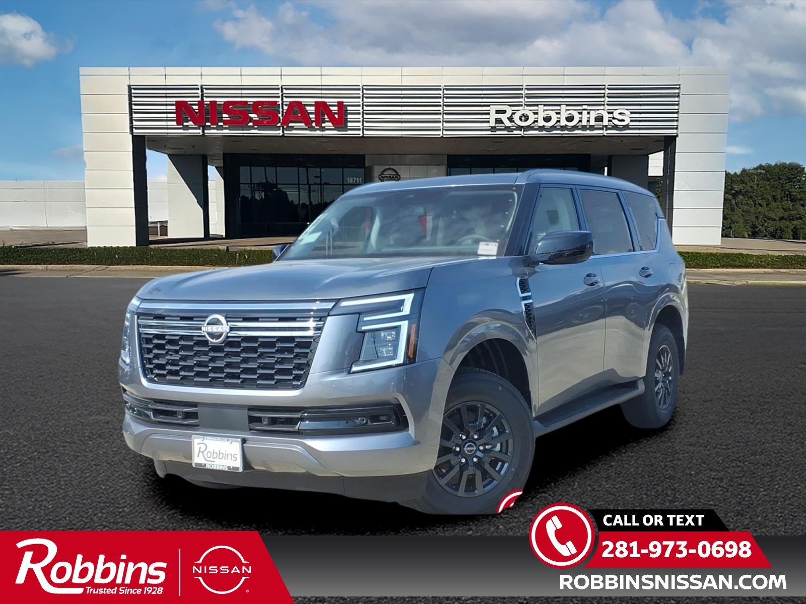 2026 Nissan Armada SV Gray at Robbins Nissan