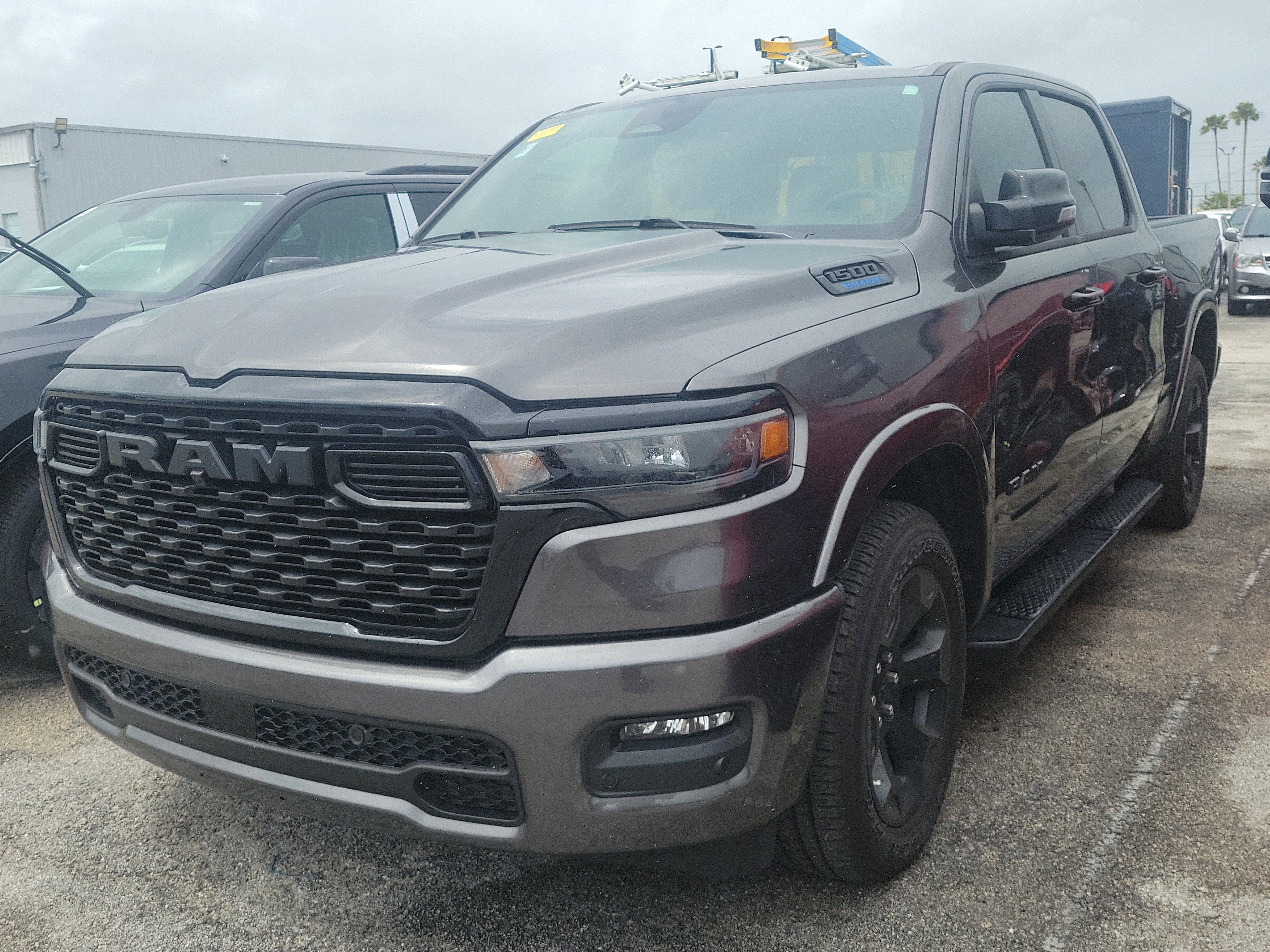 Used 2025 Granite Crystal Metallic Clearcoat Ram Big Horn image 3