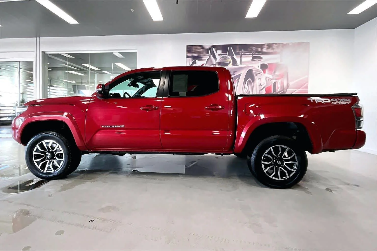 Used 2020 Barcelona Red Metallic Toyota TRD Sport image 3