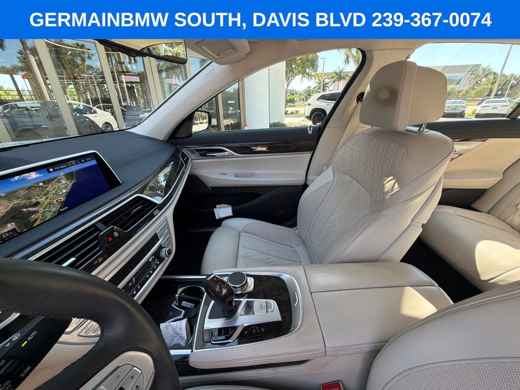 Used 2022 Mineral White Metallic BMW 750i xDrive image 22