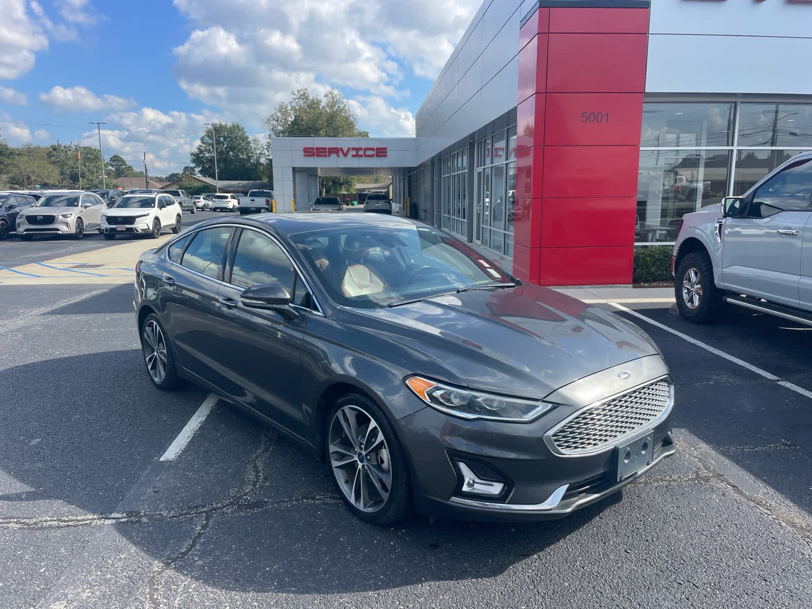 Used 2020 Ford Fusion Titanium with VIN 3FA6P0K95LR152884 for sale in Broussard, LA