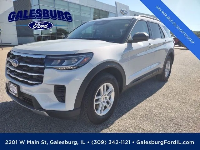 New 2026 Space White Metallic Ford Active image 1
