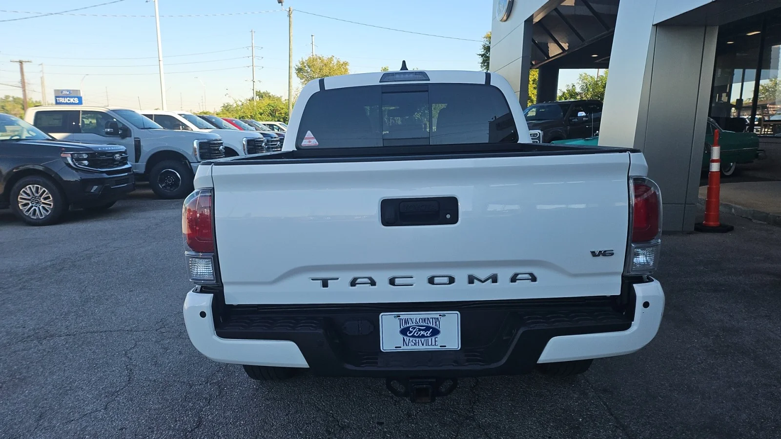 Used 2020 Super White Toyota TRD Sport 4WD image 4