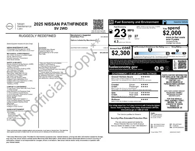 Used 2025 Silver Nissan SV image 32