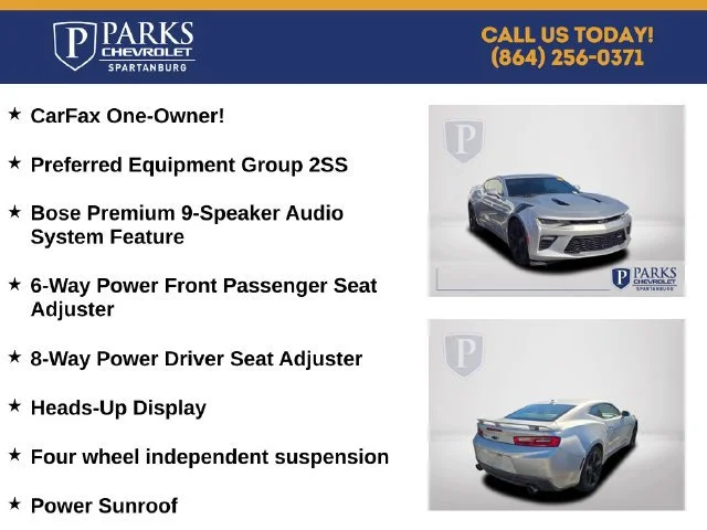 Used 2018 SILVER ICE METALLIC Chevrolet 2SS image 5