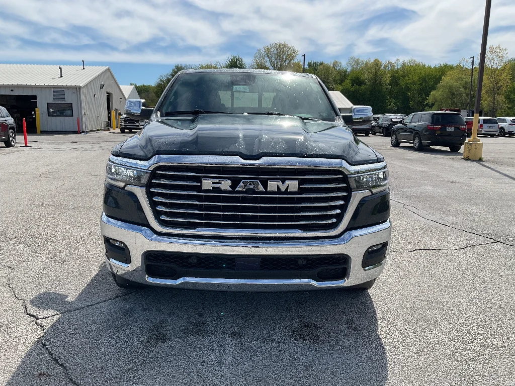 New 2026 Forged Blue Metallic Exterior Paint RAM Laramie Crew Cab 4x4 5