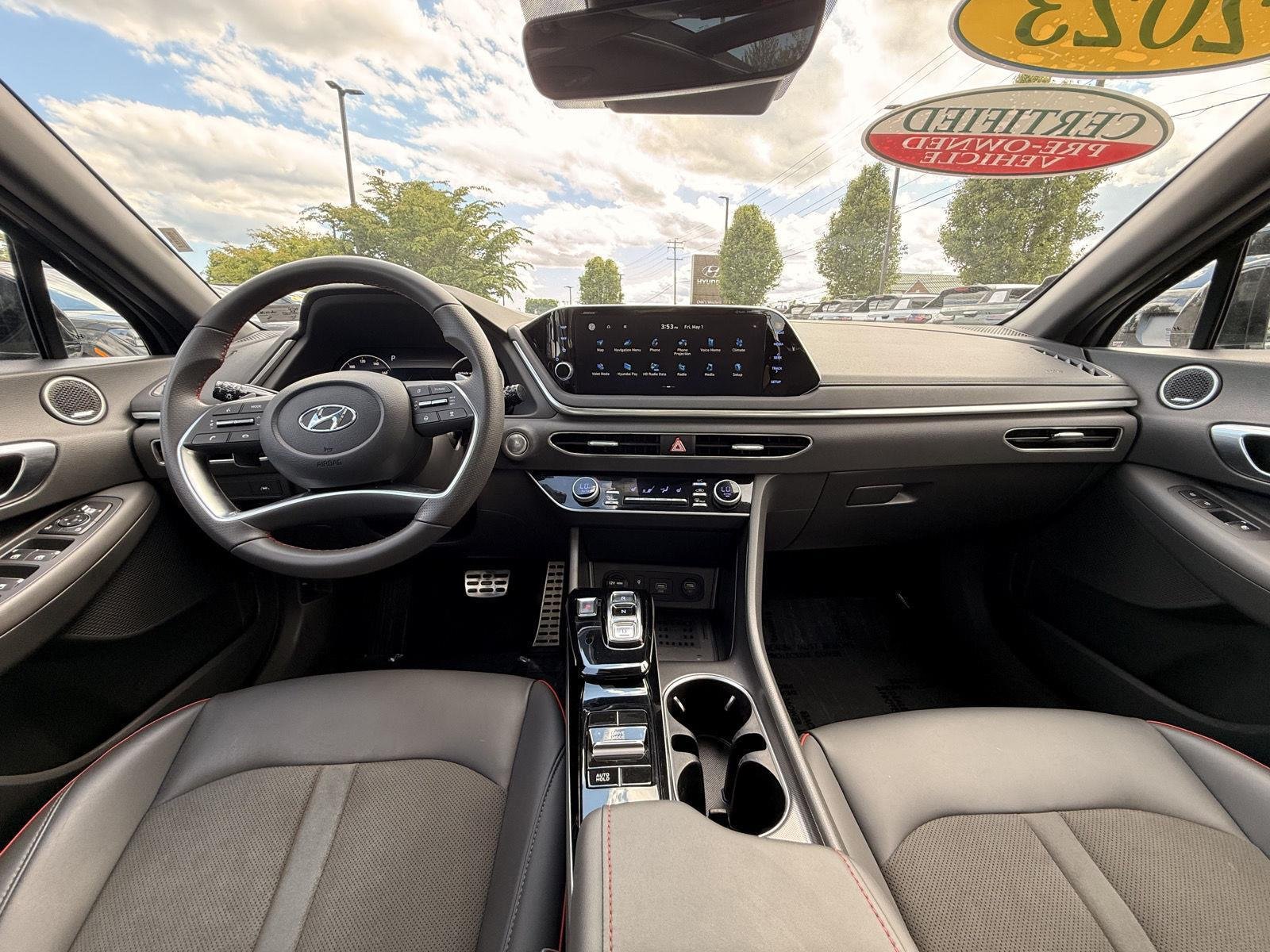 Used 2023 Hampton Gray Hyundai SEL Plus image 22