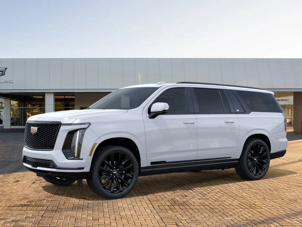 New 2026 Vibrant White Tricoat Cadillac Platinum Sport image 2