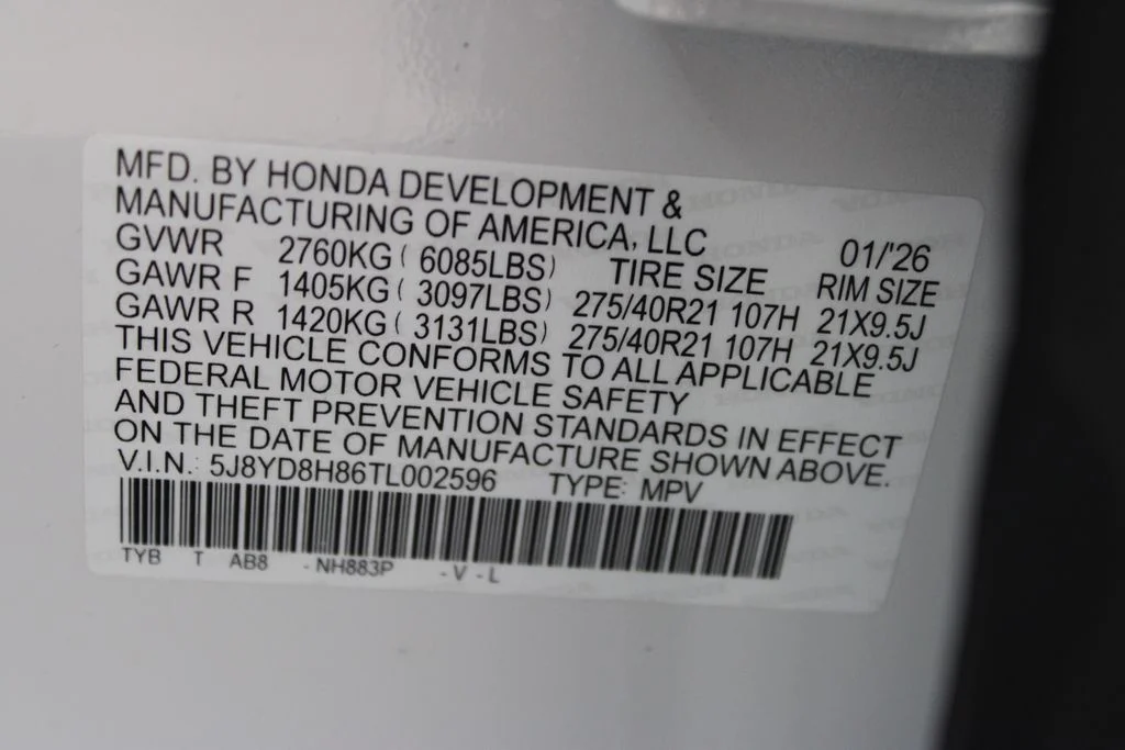 New 2026 Platinum White Pearl Acura Type S w/Advance Package image 30
