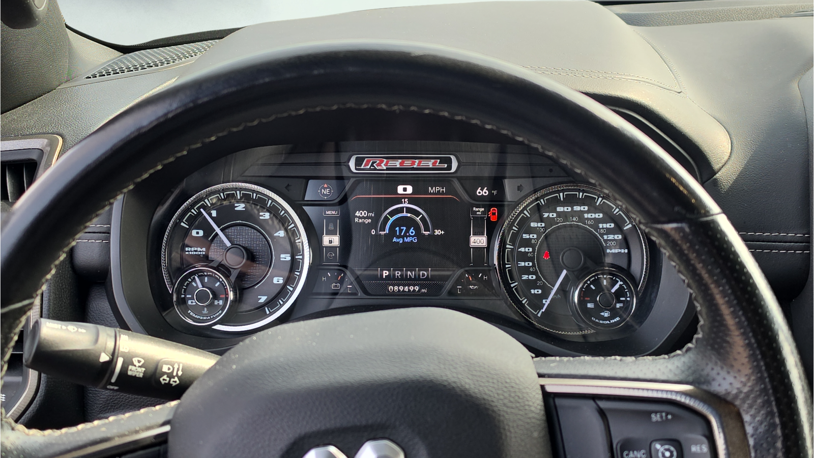Used 2021 Diamond Black Ram Rebel image 16