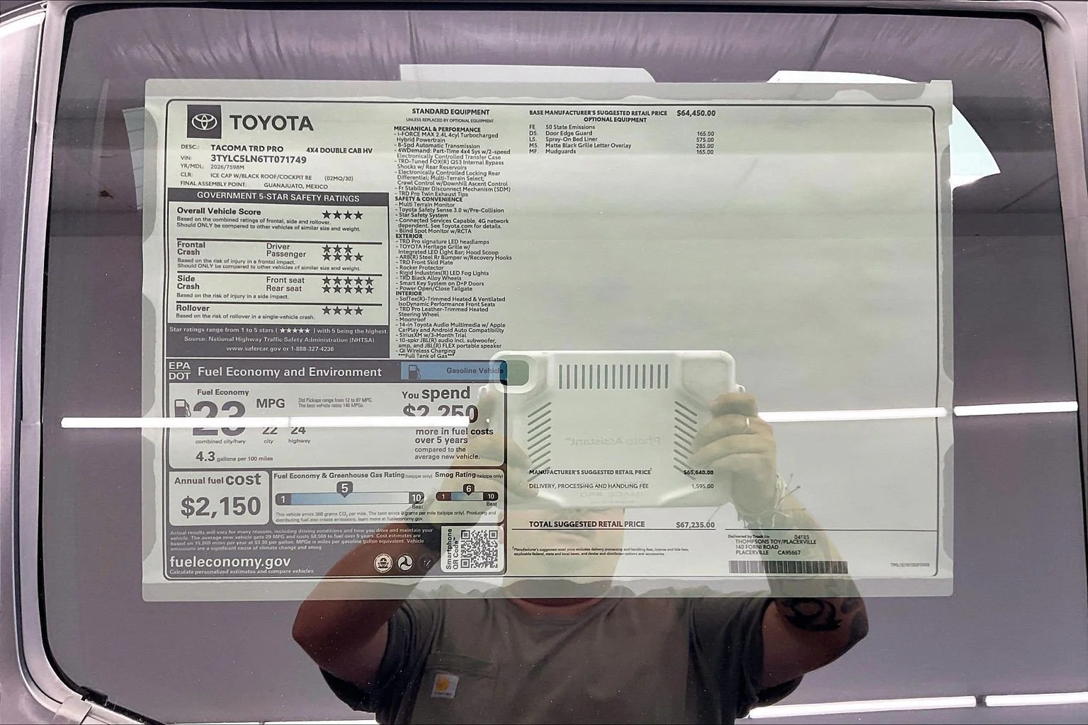 New 2026 Black Toyota TRD Pro Hybrid i-FORCE MAX 4WD image 21