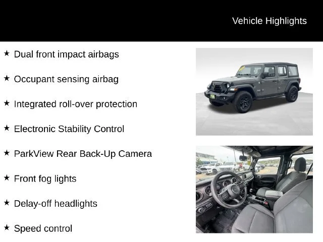 Used 2020 Gray Jeep Sport 4x4 image 14