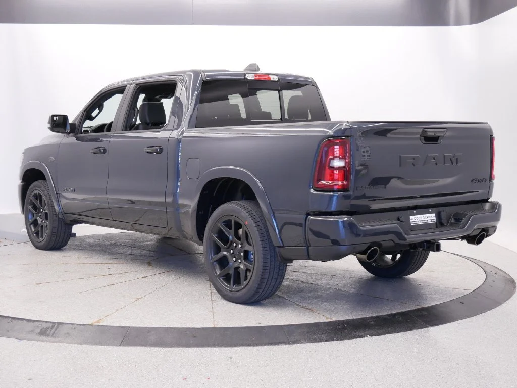 New 2027 Forged Blue Metallic Exterior Paint Ram Laramie image 3