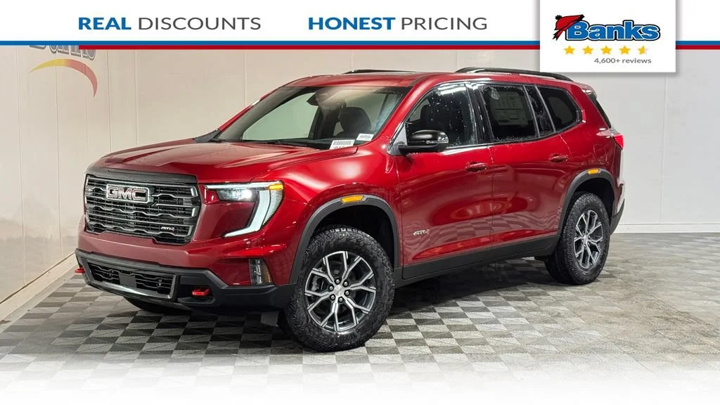 New 2027 Volcanic Red Tintcoat GMC AT4 image 1