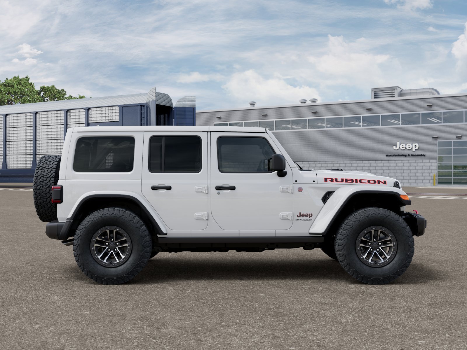 New 2027 Bright White Clearcoat Jeep Rubicon X image 12