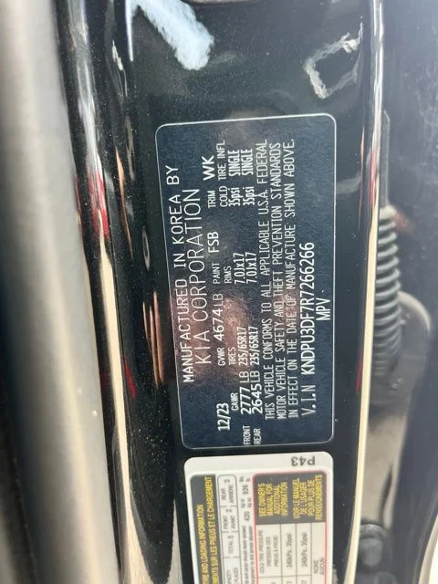 Used 2024 Black Kia LX image 13