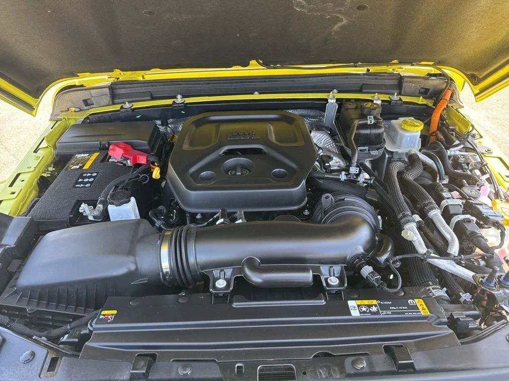 Used 2024 Yellow Jeep Sahara 4xe image 28