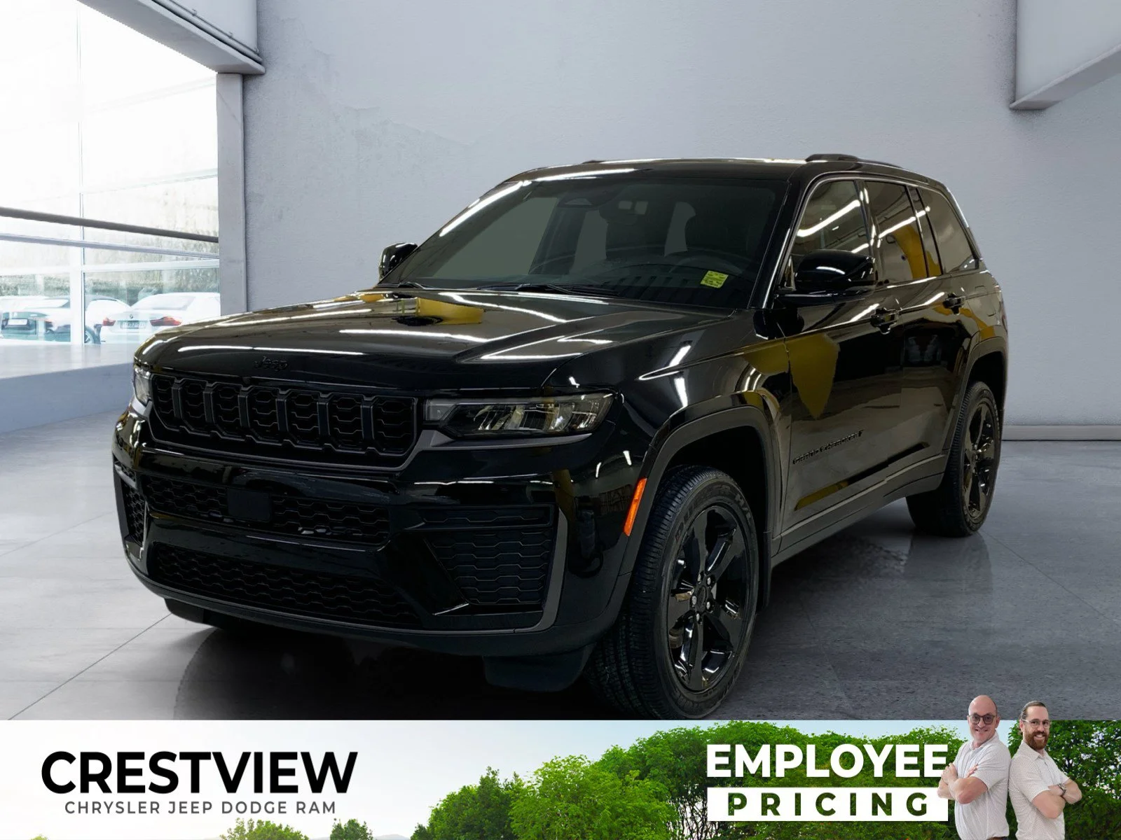 New 2026 Diamond Black Crystal Pearl Jeep Altitude image 1