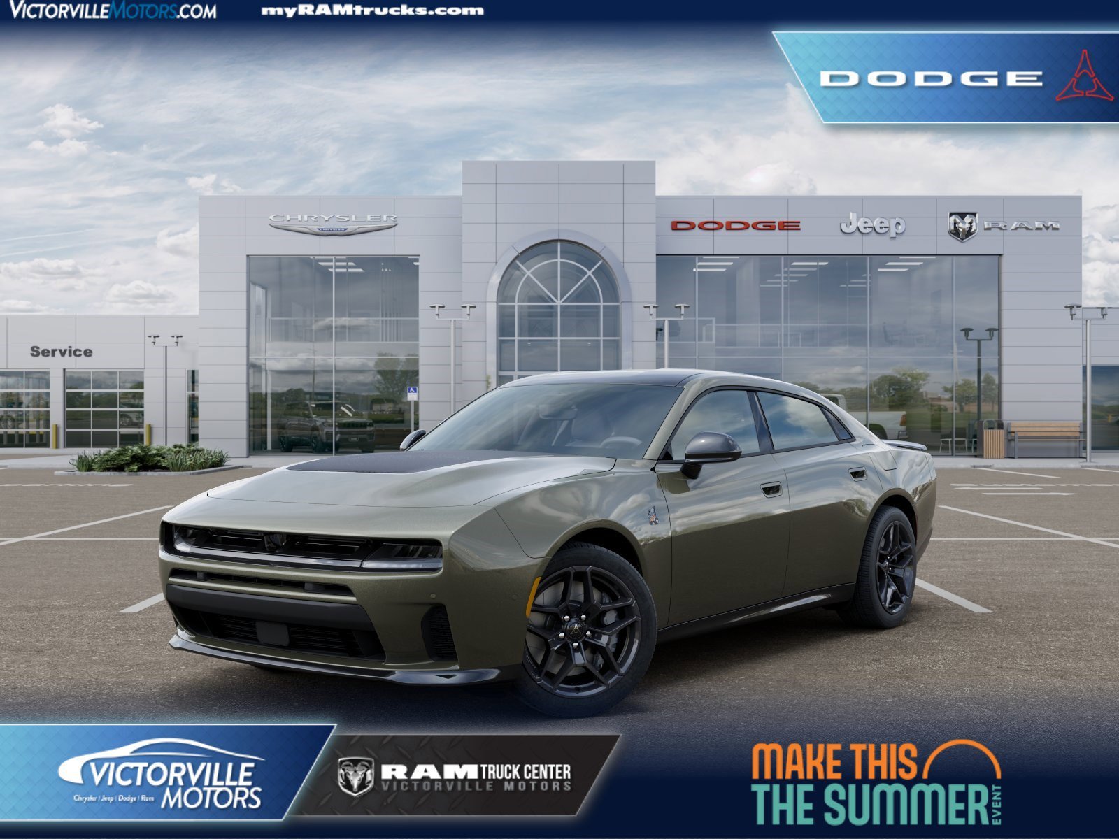 New 2026 Green Machine Exterior Paint Dodge R/T Scat Pack image 1