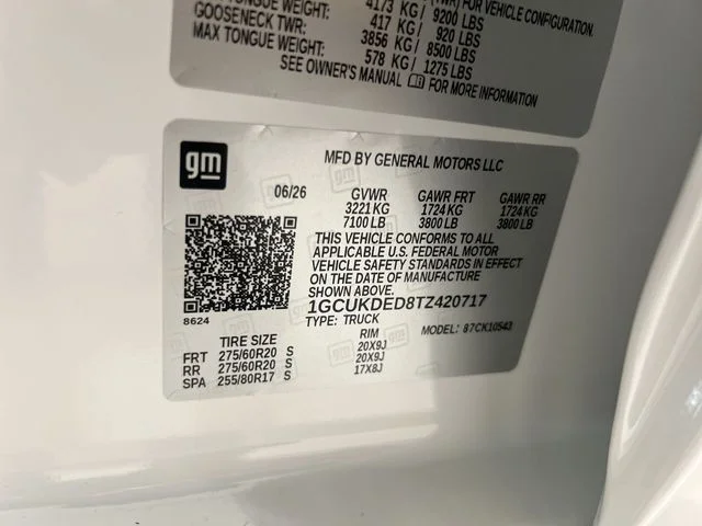 New 2026 White Chevrolet LT image 30