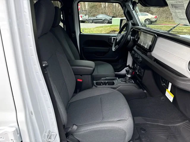 New 2026 Bright White Clear-Coat Exterior Paint Jeep Sport S image 9