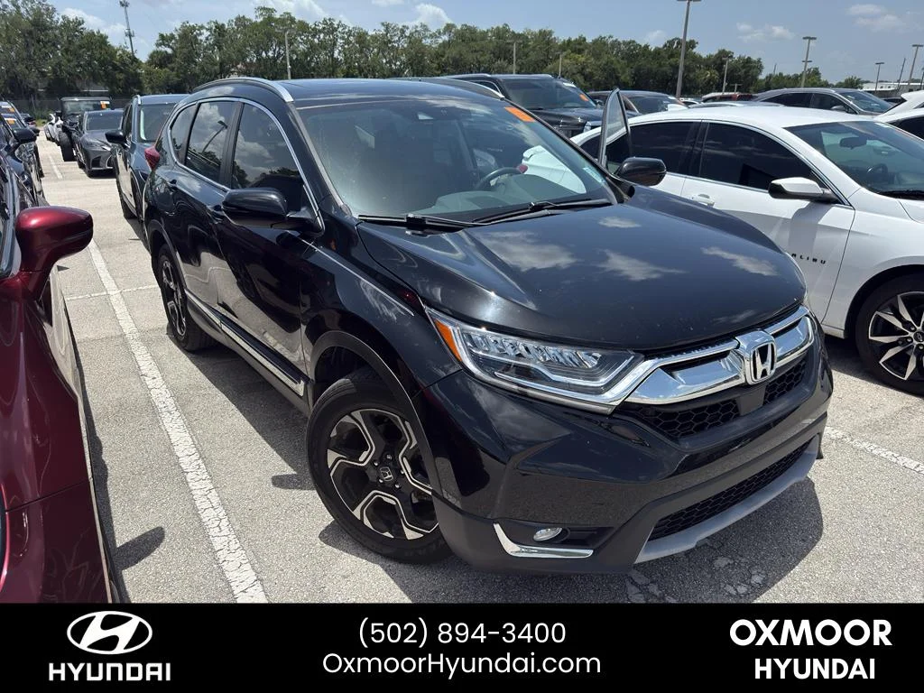 Used 2018 Crystal Black Pearl Honda Touring image 1