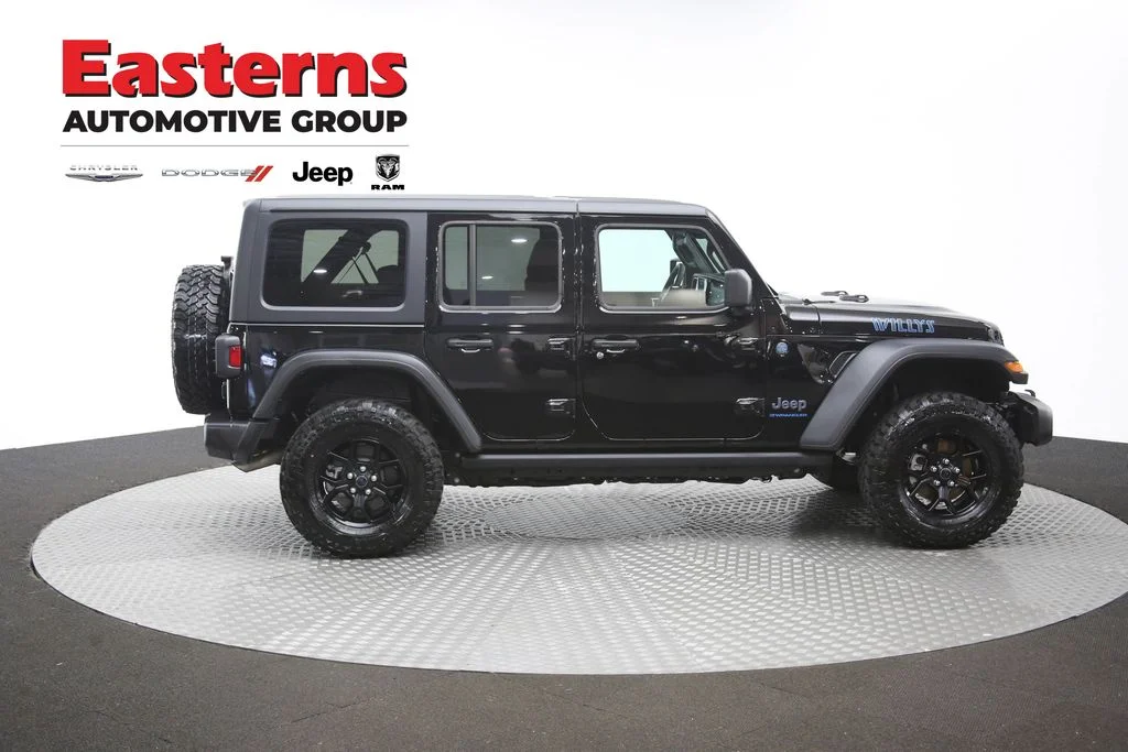 Used 2025 Black Jeep Willys 4xe image 45