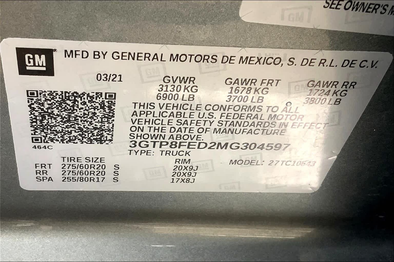 Used 2021 Satin Steel Metallic GMC Denali image 34