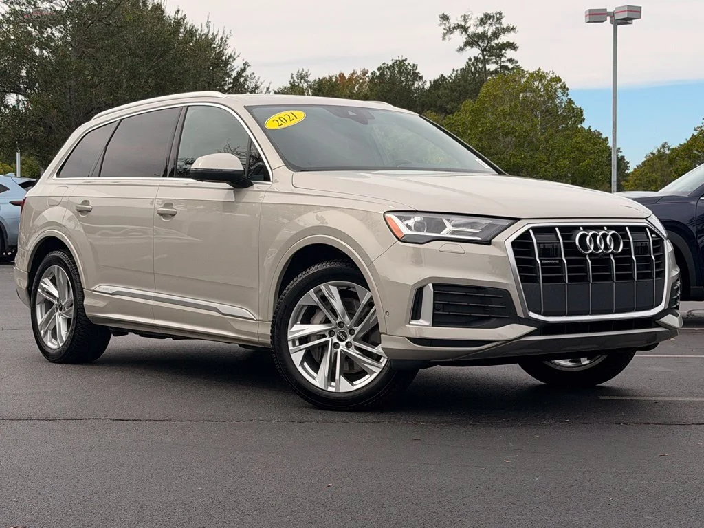 Used 2021 Beige Audi 45 Premium Plus image 2