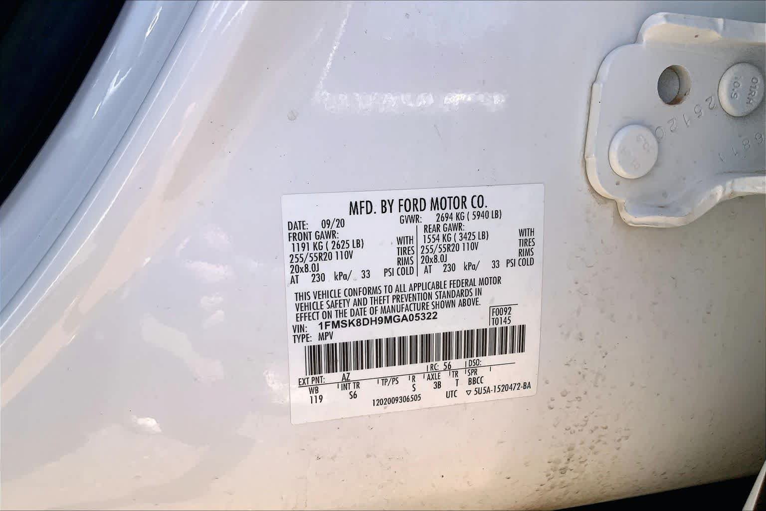 Used 2021 Star White Metallic Tri-Coat Ford XLT image 37