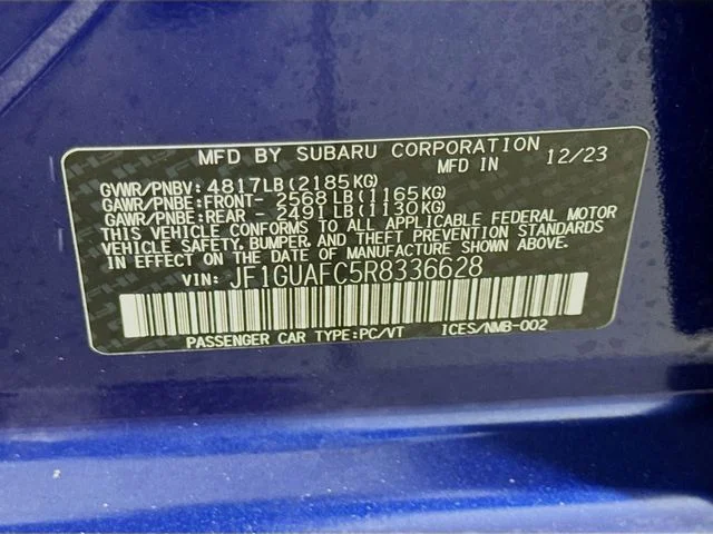 Used 2024 Blue Subaru Sport image 31