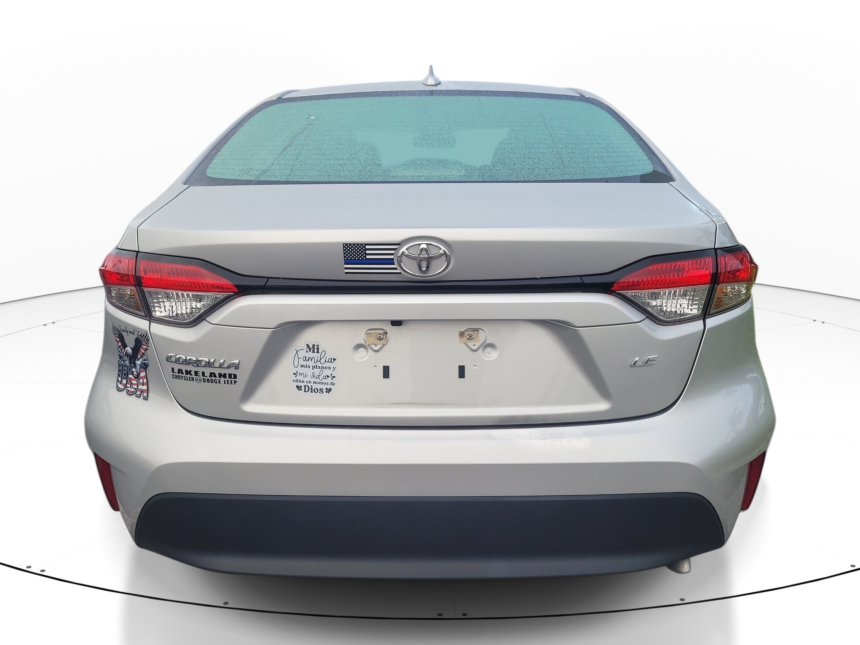 Used 2024 Classic Silver Metallic Toyota LE image 5