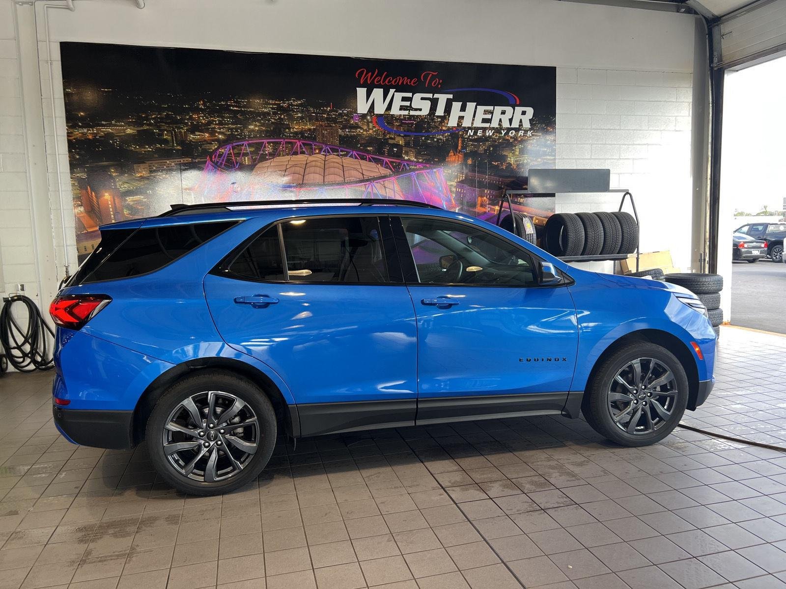 Used 2024 Riptide Blue Metallic Chevrolet RS image 12