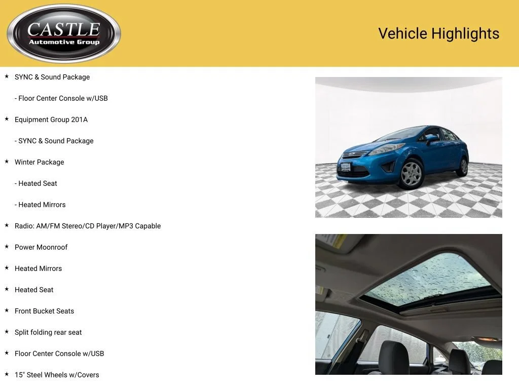 Used 2012 Blue Ford SE image 4