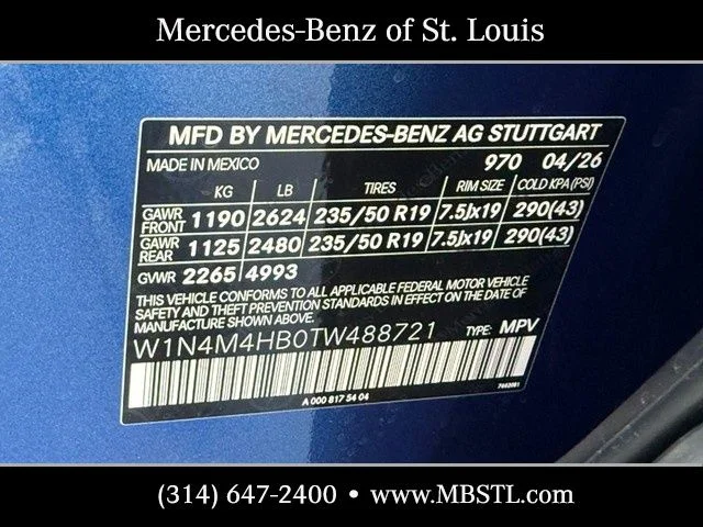 New 2026 Starling Blue Metallic Mercedes-Benz GLB 250 image 19
