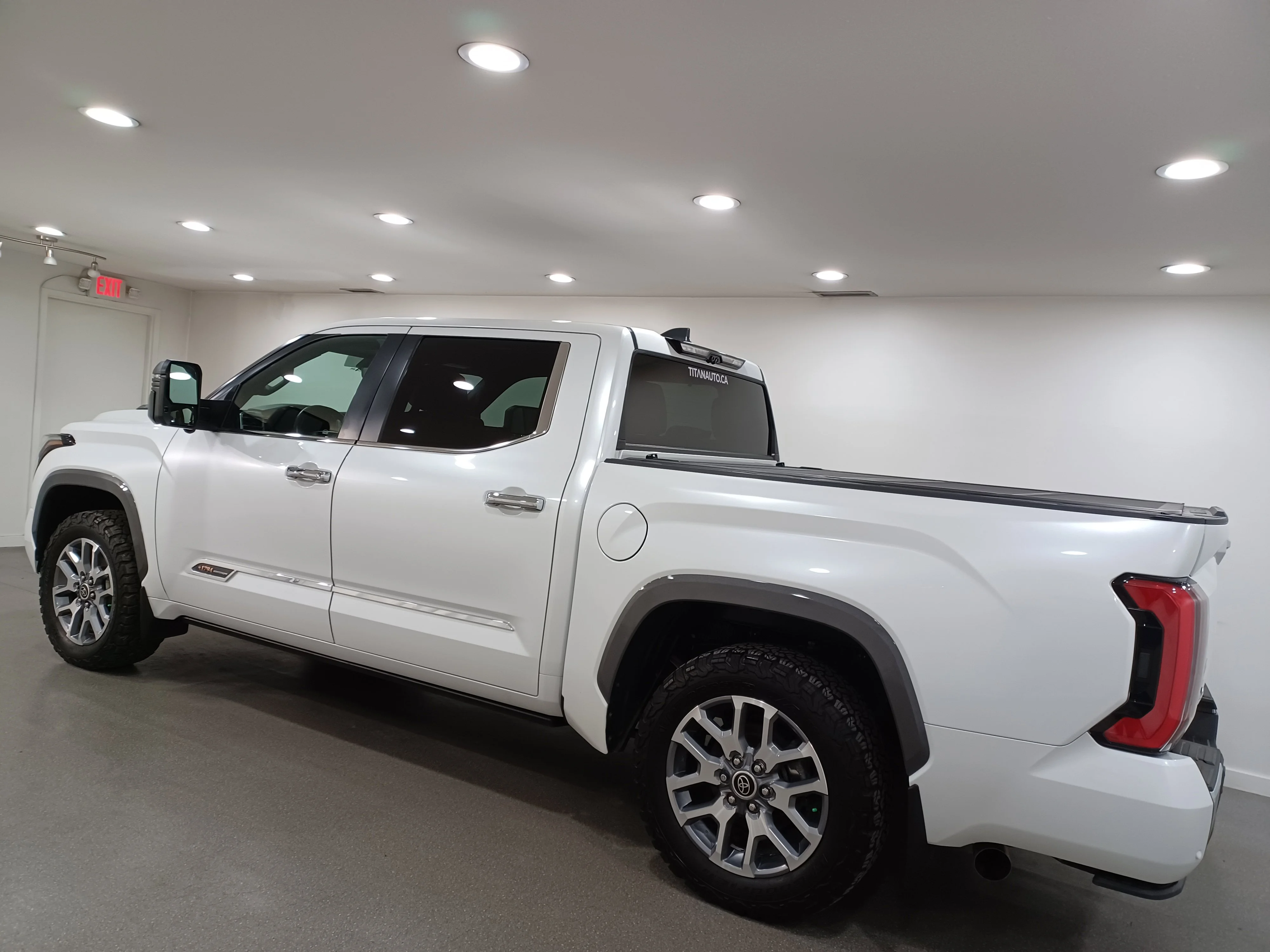 Certified Used 2024 Wind Chill Pearl Toyota 1794 Edition*i-FORCE MAX | 360° Cam | Cooled Leather | Pano Roof | Htd Wheel | Tow Pkg | JBL® image 7
