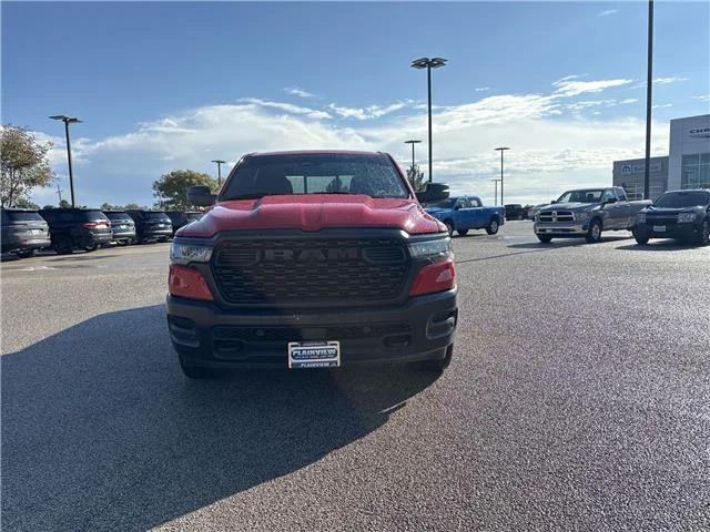Used 2025 Flame Red Clearcoat RAM Tradesman 4x4 Crew Cab 153.5 in. WB image 2