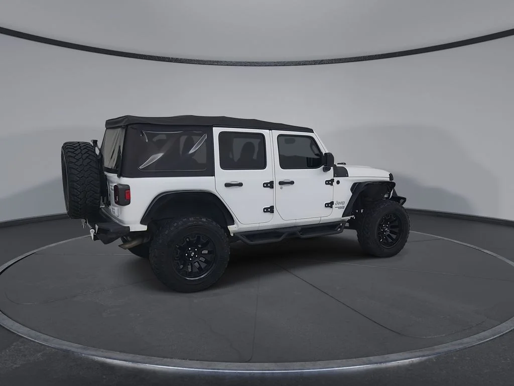 Used 2018 White Jeep Unlimited Sport image 16