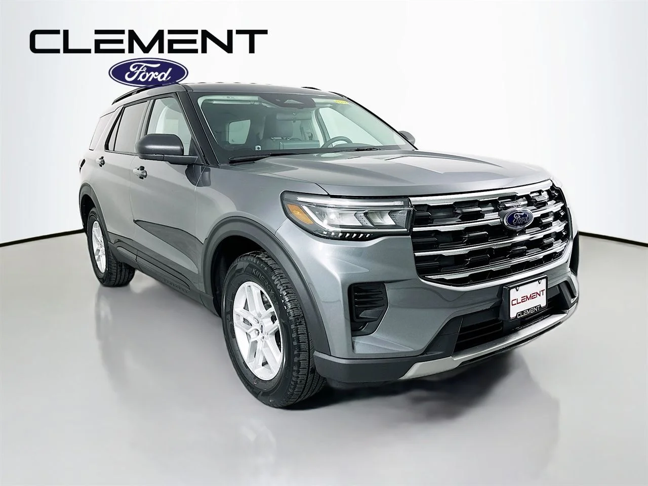 New 2026 Carbonized Gray Metallic Ford Active image 3