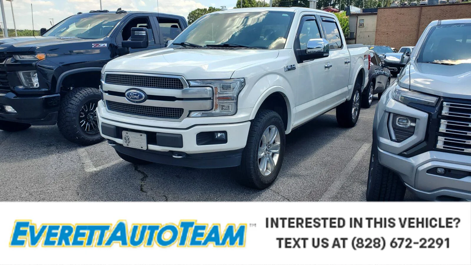 Used 2020 Star White Metallic Tri-Coat Ford Platinum image 1