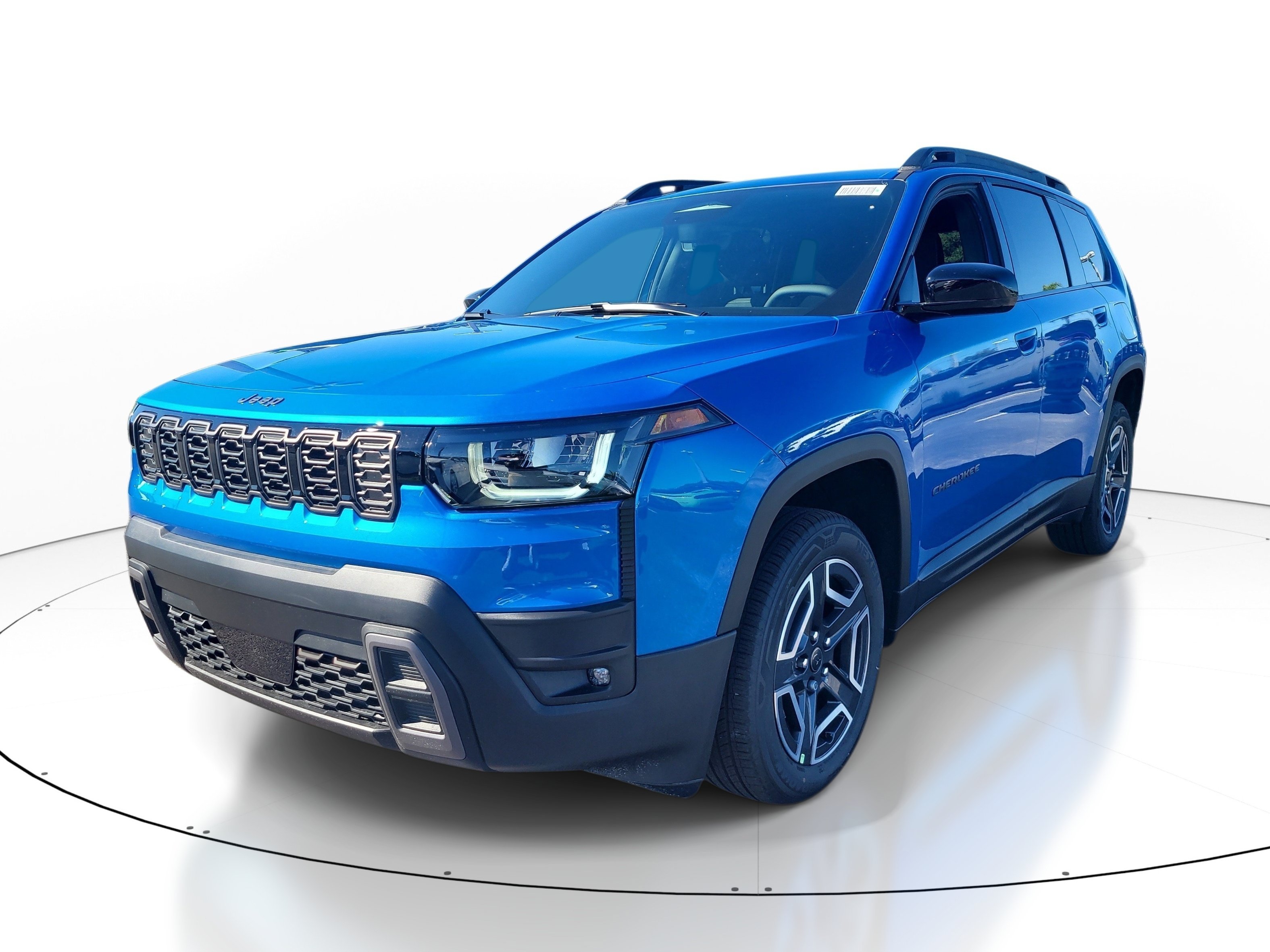 New 2027 Hydro Blue Pearl-Coat Paint Jeep Laredo image 3