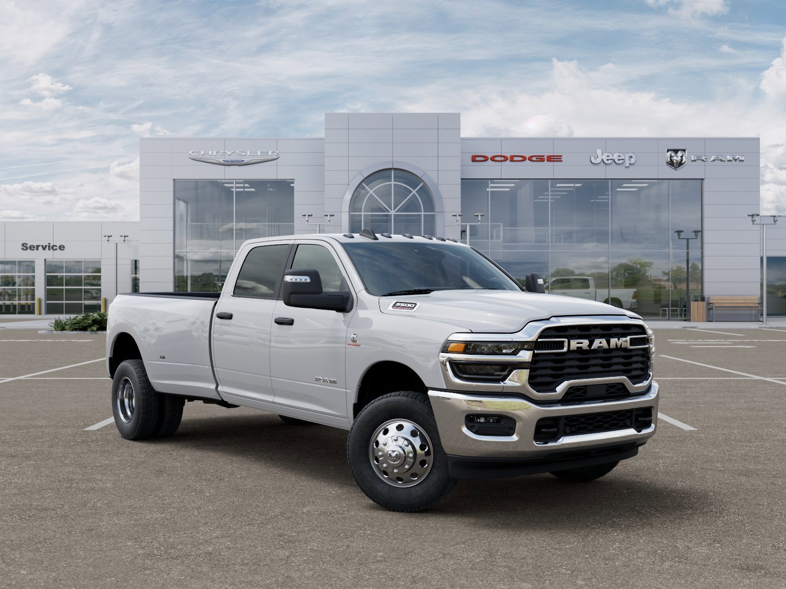 New 2026 Bright White Clearcoat RAM Big Horn image 5