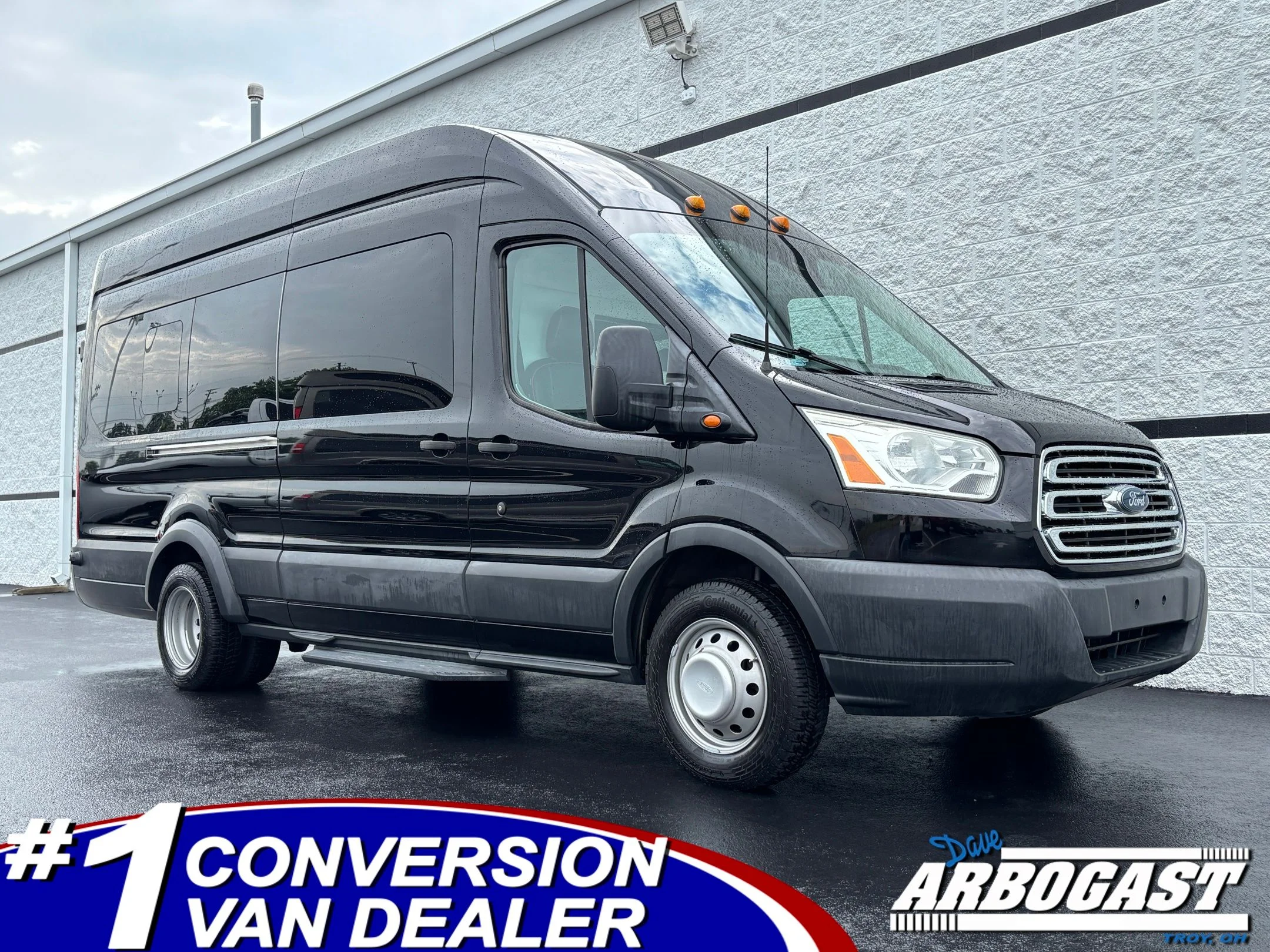 Used 2017 Shadow Black Ford Conversion Van image 1