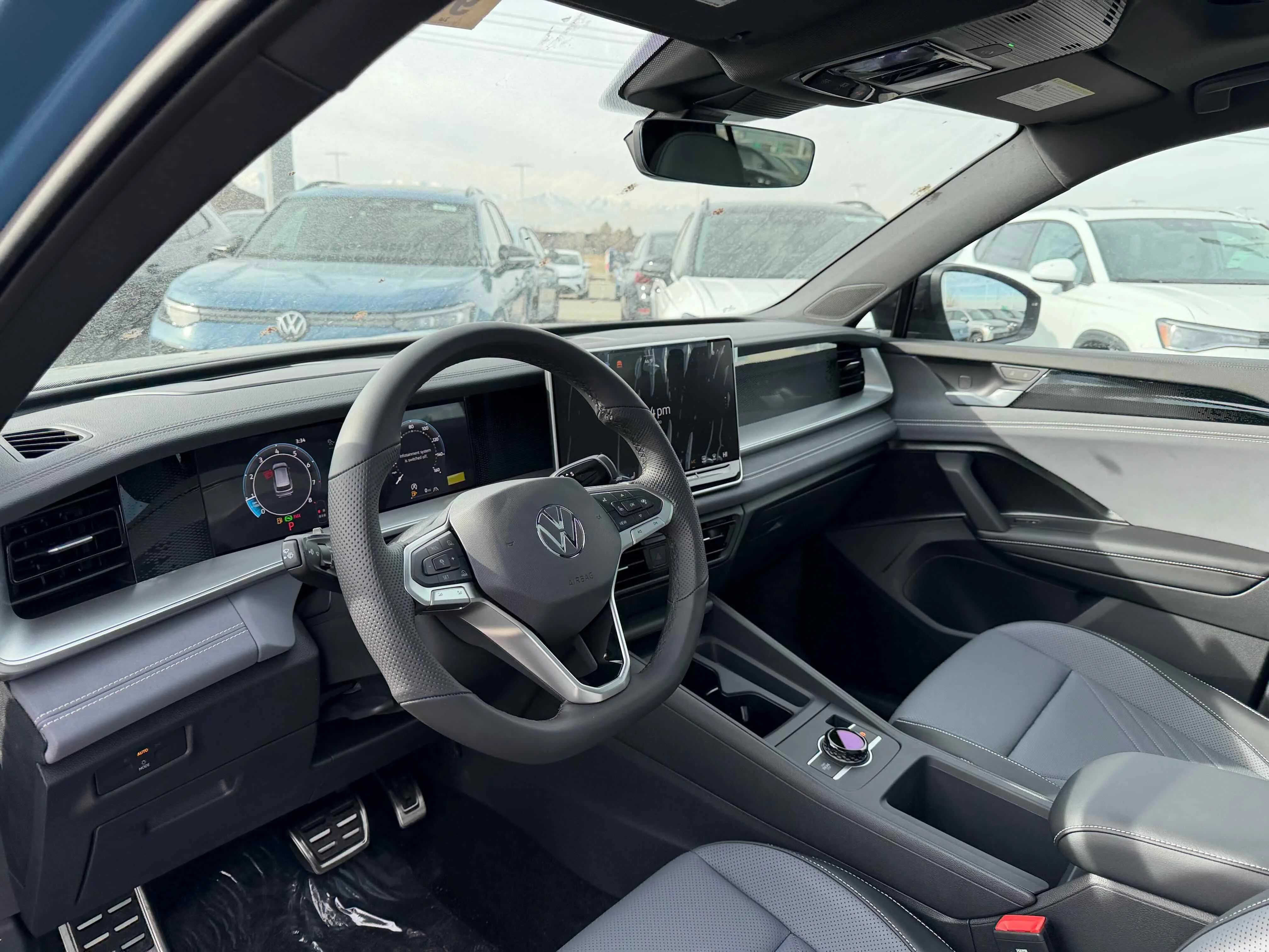 New 2026 Blue Volkswagen SE R-Line Black image 3