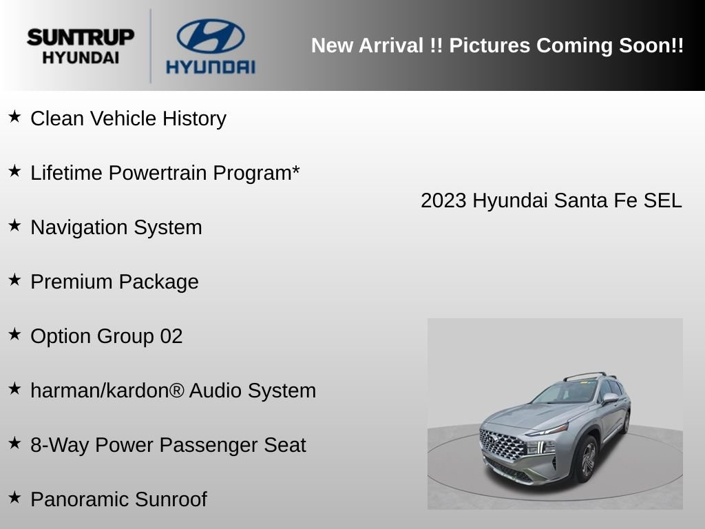Used 2023 Shimmering Silver Pearl Hyundai SEL image 6