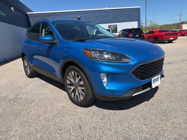 Used 2021 Blue Metallic Ford Titanium image 7